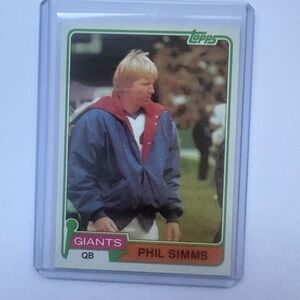1981 Topps - Phil Simms #55